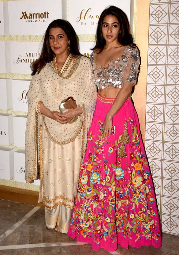 Amrita SIngh and Sara Ali Khan