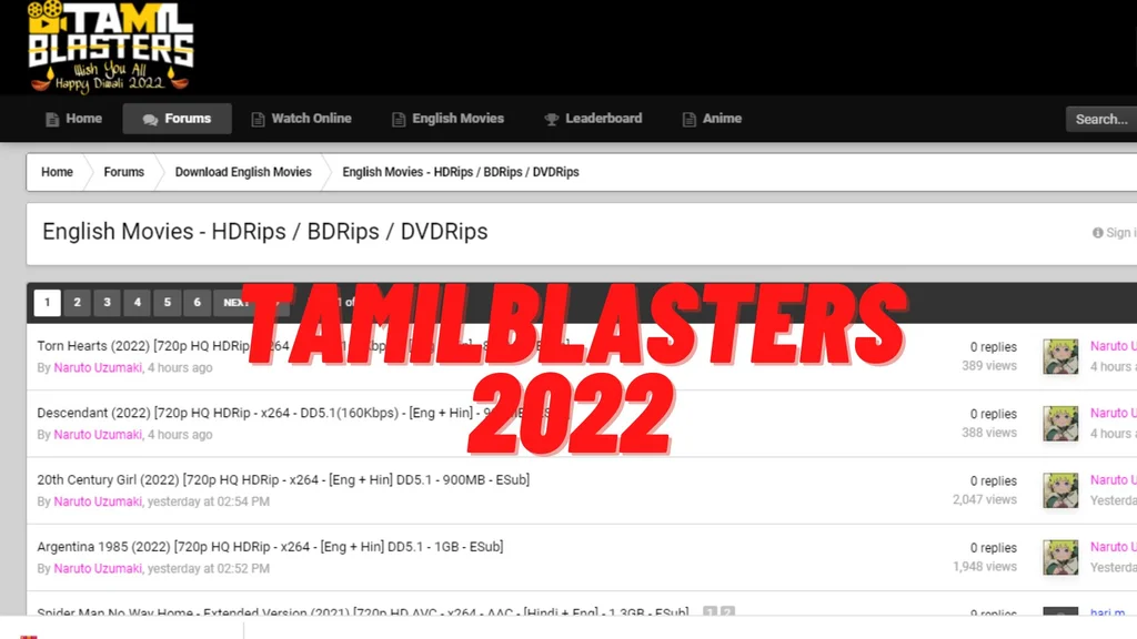 Tamilblasters 2022: Download Latest Free HD Tamil, Telugu, Hindi Movies