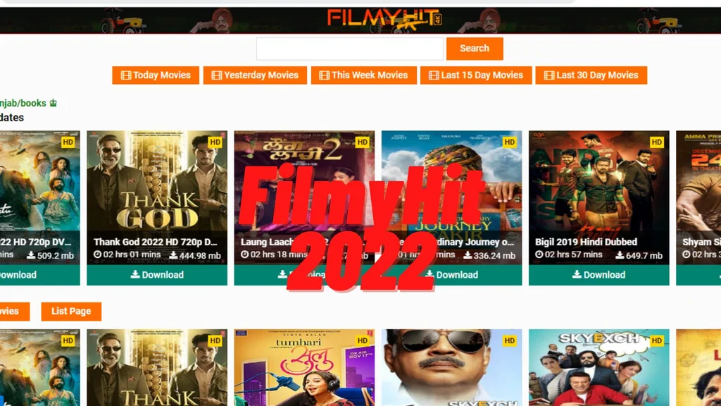 Filmyhit 2022: Latest Free HD Bollywood, Hollywood Hindi Dubbed Movies Download