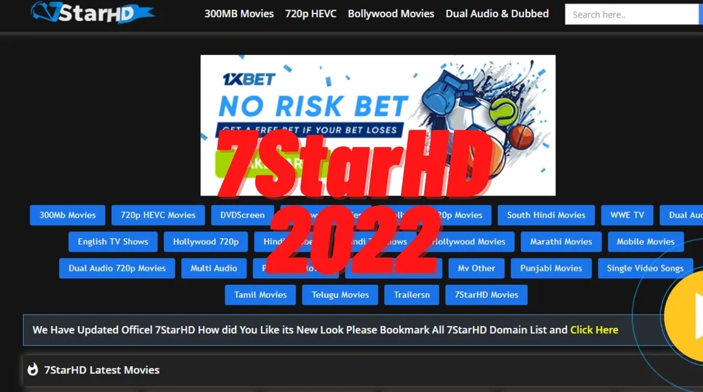 7StarHD 2022: Download Dual Audio 300Mb 480p 720p 1080p Movies
