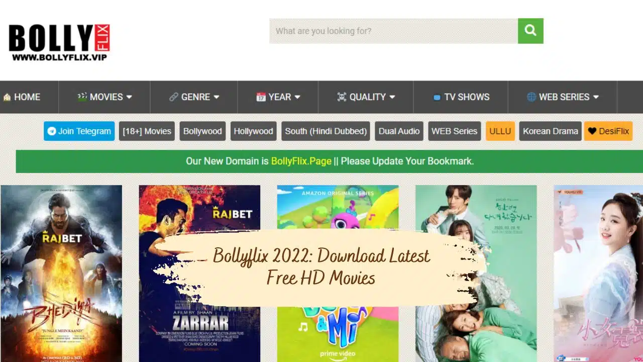 Bollyflix 2022: Download Latest Free HD Movies