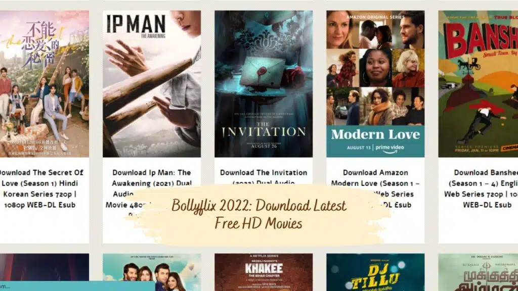 Bollyflix 2022: Download Latest Free HD Movies