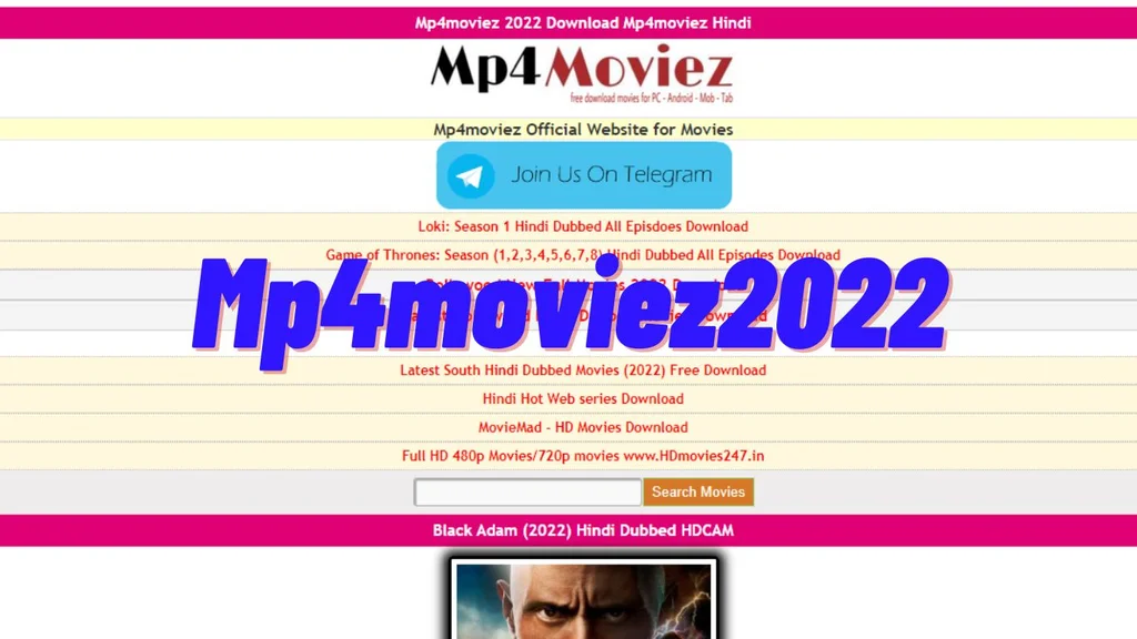Mp4moviez 2022: Free Latest South, Hindi Movies Download
