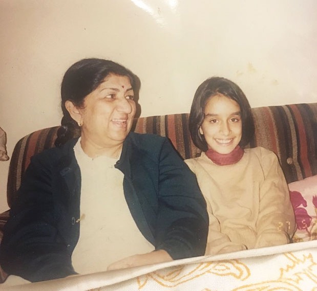 Shraddha Kapoor with Lata Mangeshkar