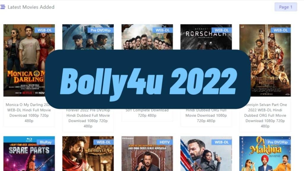 Bolly4u 2022: Download Free 300MB Bollywood, Hollywood Movies