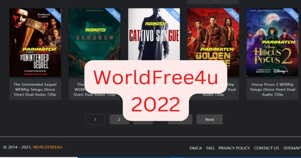 WorldFree4u 2022: Download Latest Free Bollywood, Hollywood Hindi Dubbed Movies