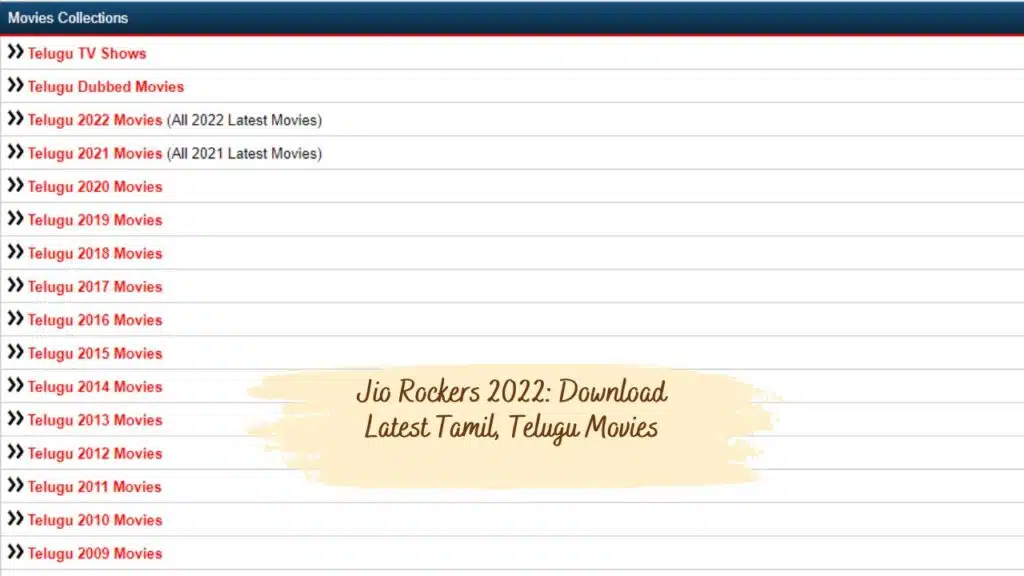 Jio Rockers 2025: Download Latest Tamil, Telugu Movies 2 Jio Rockers 2022: Download Latest Tamil, Telugu Movies