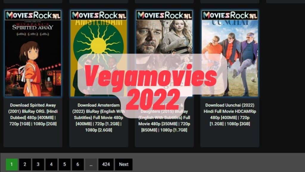 Vegamovies 2022: Free Download Latest Movies and Web Series