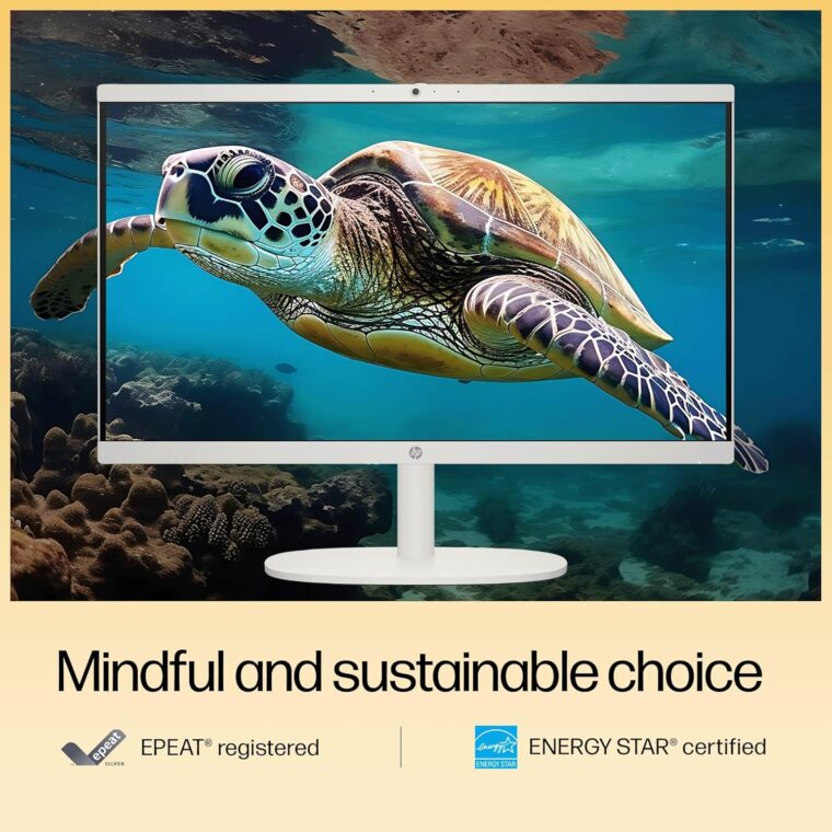 HP All-in-One, Intel N200 (8GB DDR5, 512GB SSD) 21.45'' (54.5 Cm), FHD, Win11, White, 4.17 Kg, Intel UHD Graphics, 720P HD Camera W/Privacy Shutter, Dual Speakers, Dg0154In - Image 9
