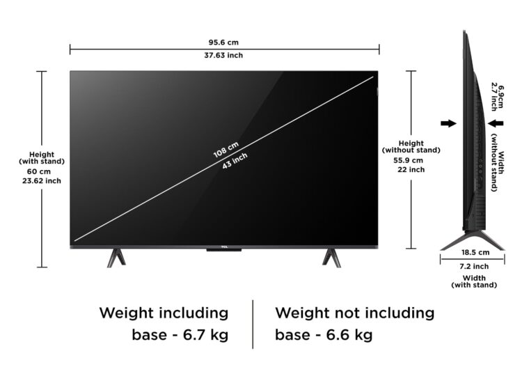 TCL 108 cm (43 inches) 4K Ultra HD Smart QLED Google TV 43C655 (Black) - Image 5