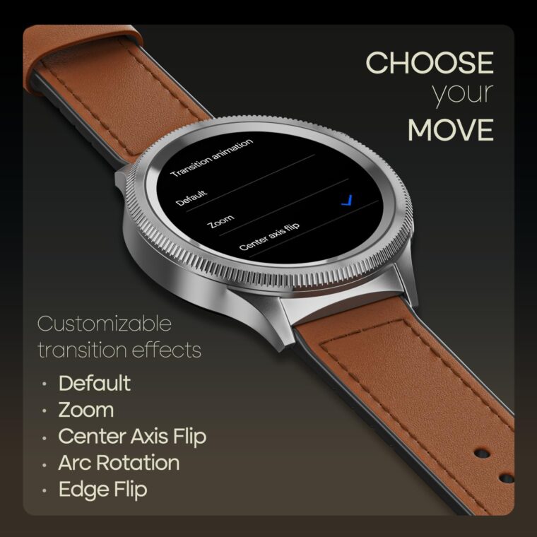 Noise Newly Launched Halo 2 Smart Watch 1st Ever Functional Rotating Dial (Axe-Cut Bezel), 1.43" AMOLED, Stainless Steel Build, Custom Transition Effects, BT Calling, Health Suite (Vintage Brown) - Image 6