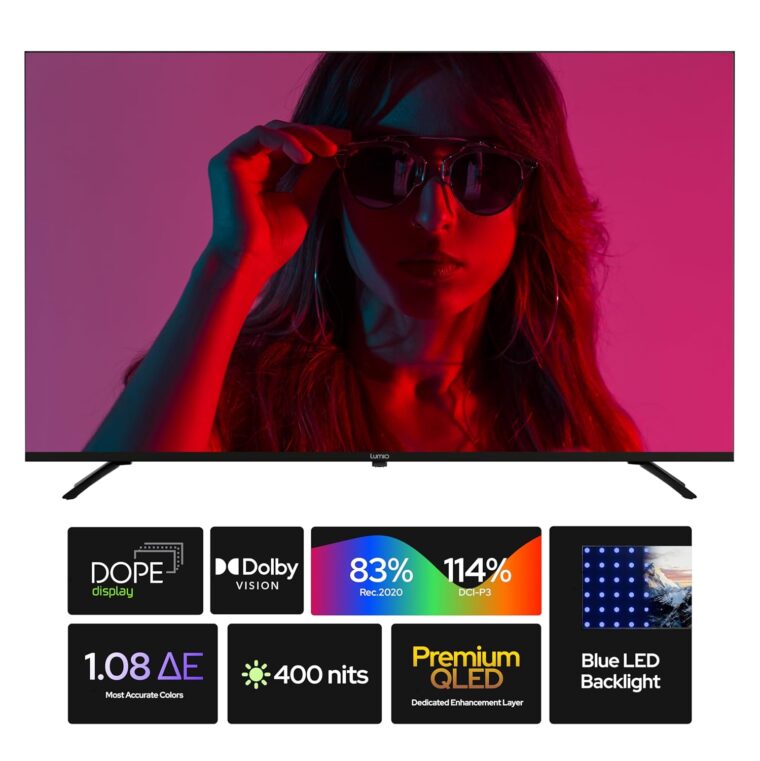 Lumio Vision 7 139 cm (55 inches) 4K Ultra-HD Smart QLED Google TV FTW3-ADSG - Image 10