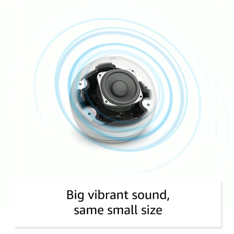 Echo Dot (5th Gen) | Smart speaker with Bigger sound, Motion Detection, Temperature Sensor, Alexa and Bluetooth| Blue - Image 4