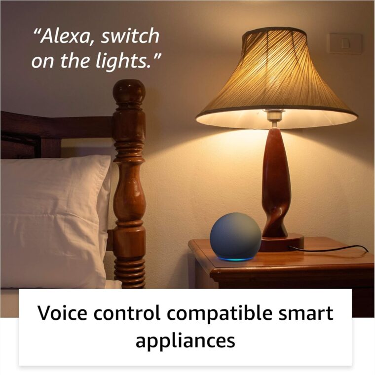 Echo Dot (5th Gen) | Smart speaker with Bigger sound, Motion Detection, Temperature Sensor, Alexa and Bluetooth| Blue - Image 5