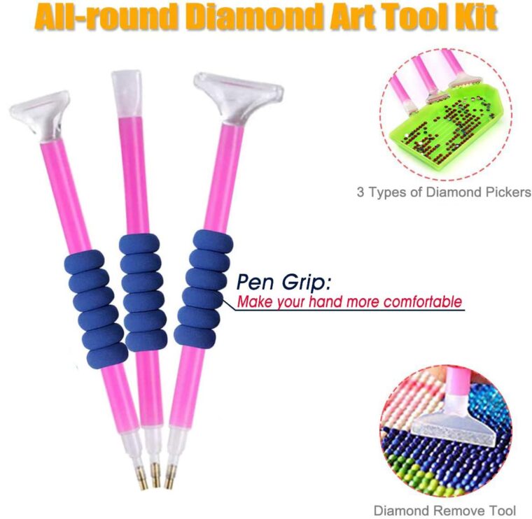 Store2508 5D DIY Diamond Painting Kit - Tools, Pens, Glue, Trays, Alignment Tool, Ziplock Bags, Tweezer - Image 4