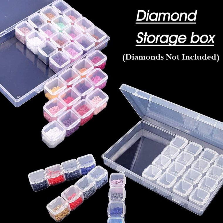Store2508 5D DIY Diamond Painting Kit - Tools, Pens, Glue, Trays, Alignment Tool, Ziplock Bags, Tweezer - Image 5