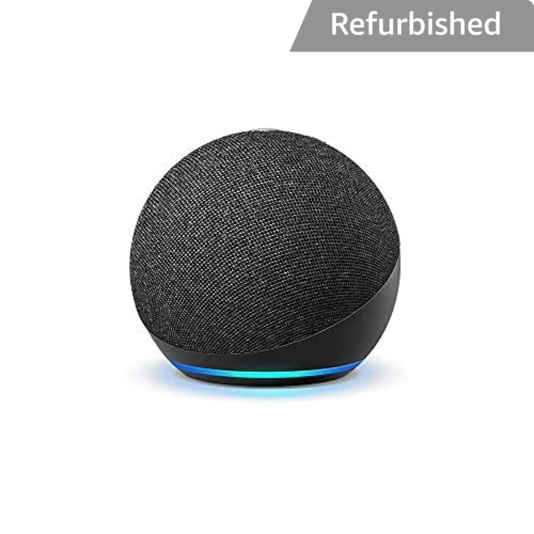 Certified Refurbished Echo Dot (4th Gen, 2020 release)| Smart speaker with Alexa (Black) - Image 2