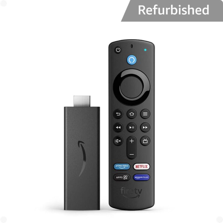 Certified Refurbished Fire TV Stick with all-new Alexa Voice Remote (includes TV and app controls) | HD streaming device - Image 2