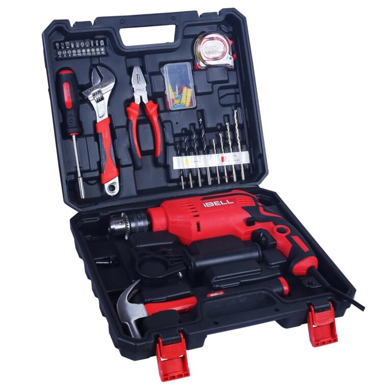 IBELL Professional Tool Kit with Impact Drill TD13-85, 650W, Copper Armature, Chuck 13mm, 59 Home Essential Tools/Accessories - Image 2