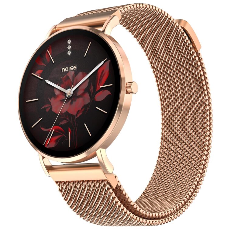 Noise Diva 2 Fashion Smart Watch for Women - Sleekest Dial, 36mm AMOLED Display, Snug Fit, Improved Female Cycle Tracker, BT Calling, Sleep Tracking, AI Voice Assistant, Password Protection-Rose Link - Image 2