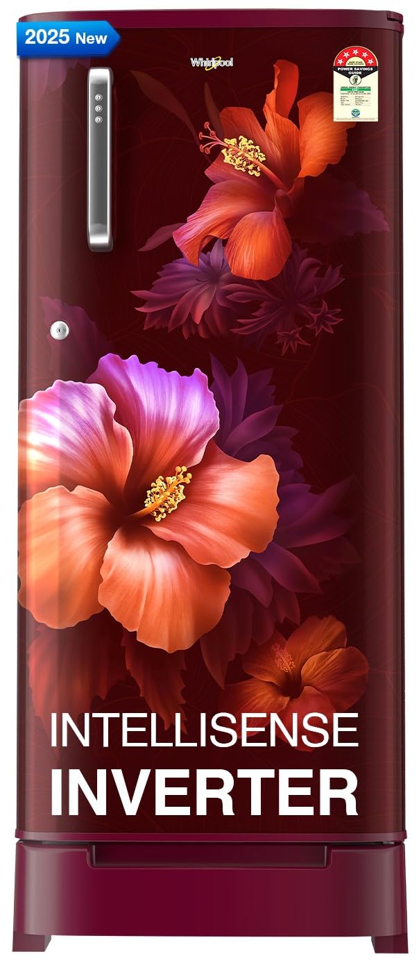 Whirlpool 184 L 5 Star Direct-Cool Single Door Refrigerator with Intellisense Inverter Compressor (205 WDE ROY 5S Inv WINE SPRING-Z) - Image 2