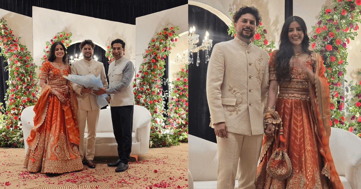 India's star cricketer Kuldeep Yadav got engaged to his childhood friend Vanshika